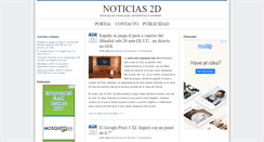 Desktop Screenshot of noticias2d.com