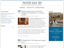 Tablet Screenshot of noticias2d.com